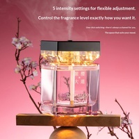 Diffuseur d'arômes intelligent YHM 500 ml pour hôtel, avec fonction de minuterie, lumière ambiante et pulvérisation sans flamme pour huiles essentielles