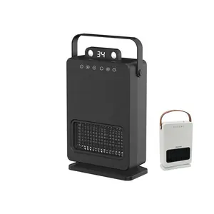 Portable Electric PTC HeatersHuman Body Induction 2000W/1200W Indoor Heater Fan Personal Home Room Office Fan Heater