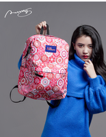 Tas Ransel Sekolah Unisex Anti Air Ringan Tahan Lama Kapasitas Besar Motif Cetak Modis untuk Pelajar dari Air Infinity Factory