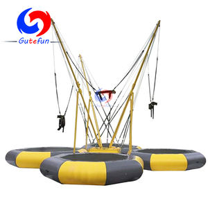 Tiangutefun — trampoline gonflable, grand cosmétique d'extérieur, de qualité commerciale, 4 station, pour enfants et adultes - Product Image 1