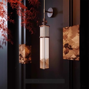 Chinese Style Long Wall Lamp Led E27 Switch Control For Villa Hotel Restaurant <b>Corridor</b> <b>Lighting</b> - Product Image 3