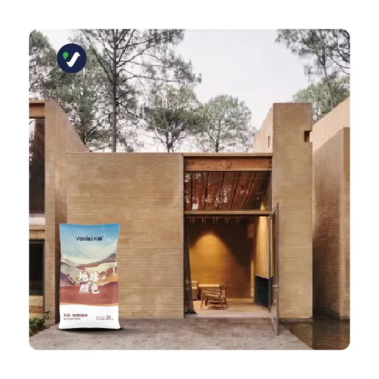 High Adhesive rammed earth cladding for effective interior wall decorationor