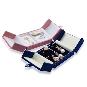 New Product Launch Creative Double Door <b>Jewelry</b> Box Packaging <b>Jewelry</b> <b>Gift</b> <b>Boxes</b> <b>Small</b> <b>Jewelry</b> Box - Product Image 3