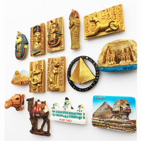 Benutzer definierte Harz Kamel Pharao Pyramide Kühlschrank Magnet Souvenir Cairo Ägypten Kühlschrank Magnet