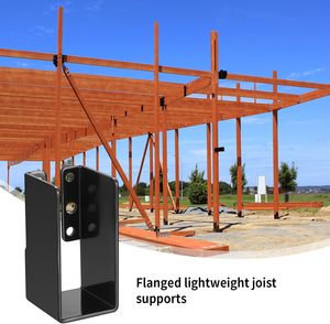 Ancrage de support de support de poutre en <span class=keywords><strong>bois</strong></span> à un côté <span class=keywords><strong>pour</strong></span> la construction de gazebo de poteaux d'auvent - Product Image 5
