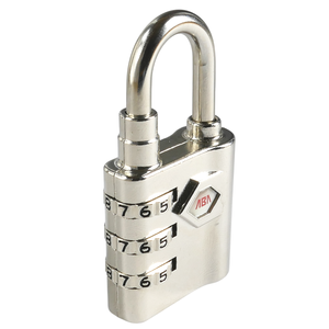 Candado de combinación práctico multiusos de 3 dígitos, de aleación de zinc, cromado, para armario de gimnasio, maleta, caja de herramientas, cerradura de seguridad. - Product Image 1