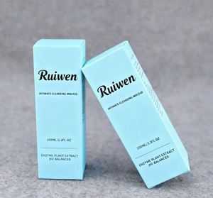 Boîte en carton blanc en gros pour cosmétiques, emballage de produits de soin de la peau, nettoyant, lotion - Product Image 2