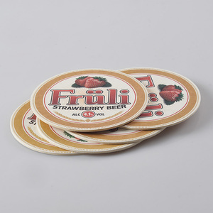 Venta caliente en forma de Ronda impreso taza de café de papel montaña rusa <span class=keywords><strong>para</strong></span> la casa - Product Image 5