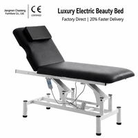 Table de massage électrique professionnelle pour salon de beauté, soins du visage, extensions de cils, SPA, mobilier de salon, réglable, certifiée CE, luxe, lit de manucure