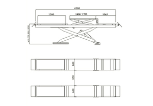 Lève-voiture à ciseaux hydraulique CE certifié UE 3T-5T pour petites voitures - Qualité professionnelle - Product Image 2