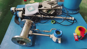 Buhar yağı gaz sıvı akış ölçümü için endüstriyel dijital paslanmaz çelik girdap akış ölçer geniş uygulama - Product Image 3