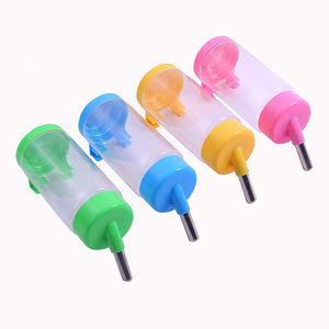 Nuevo bebedero de plástico <span class=keywords><strong>para</strong></span> hámster, dispensador de botellas de agua, alimentador colgante, perro, conejillo de indias, ardilla, conejo, cabeza <span class=keywords><strong>para</strong></span> beber, fuente de tubería - Product Image 5