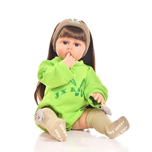 Encantador juguete realista de 21 pulgadas de cuerpo completo de silicona Reborn Babe Doll 55Cm bebé recién nacido realista - Product Image 2