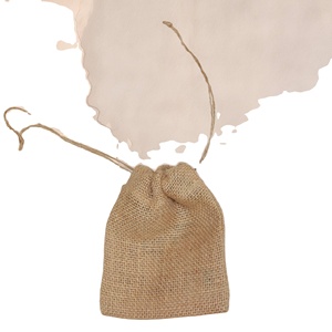 <b>Small</b> Reusable Portable <b>Drawstring</b> Pouch <b>Bag</b> Jute Material Eco-Friendly Water Resistant for Organization-Big Ideas Dust <b>Bags</b> - Product Image 1