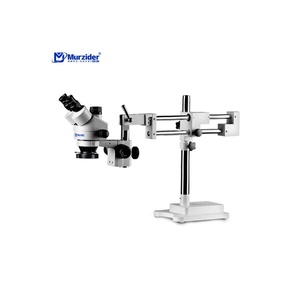 Murzider 현미경 정비사 고해상도 삼안 현미경 7-45X 실험실 MSD204-B 대 한 듀얼 암 360 도 현미경 - Product Image 1