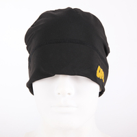 Gorro de ciclismo personalizado con logotipo impreso, gorro forrado de satén, gorro de montar en bicicleta, gorro ligero para correr, gorros de calavera de diseñador