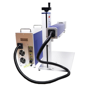 Machine de gravure et de marquage laser à fibre CNC portable 20W-100W à refroidissement par air pour métal et bois, compatible DXF/PLT/BMP/AI - Product Image 5