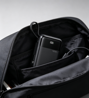 Batterie externe haute capacité 20000mAh 2-en-1 avec câble, charge rapide 45W, entrée/sortie Type-C