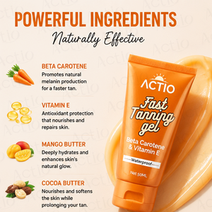 Gel Bronceador Intensificador <span class=keywords><strong>de</strong></span> Vitamina E en Tamaño Viaje, Productos para el Bronceado <span class=keywords><strong>de</strong></span> la <span class=keywords><strong>Piel</strong></span> Ricos en Betacaroteno - Product Image 3