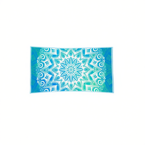 Toalla de playa HDJ de 80x160 cm con estampado de mandala, toalla de secado rápido para playa, piscina, yoga - Product Image 1