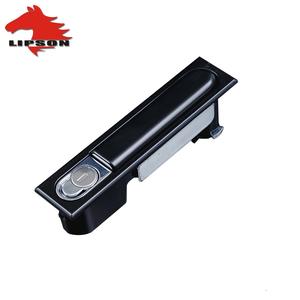 Cerradura para Puerta de Panel Eléctrico Industrial, Cilíndrica de Zinc Fundido a Presión, 50 mm de Distancia entre Ejes, 2 Llaves - Product Image 1