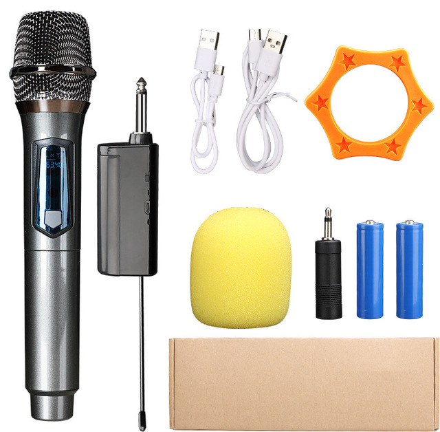 XTUGA VW-01 Professional VHF Wireless Handheld Microphone With Portable Receiver