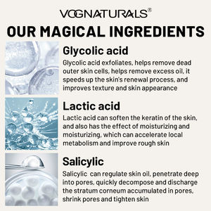 Tampons de traitement des poils incarnés à l'acide glycolique, lactique et salicylique pour la prévention des boutons de rasoir et les soins après-<span class=keywords><strong>rasage</strong></span> pour le visage, le corps et la zone du bikini - Product Image 2