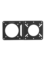 Plaque adaptatrice de montage VESA pour Mac Mini M4 et NUC, support d'extension universel pour mini-PC, compatible 75x75mm et 100x100mm