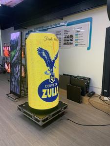 Mini pantalla digital LED recargable, lata de <span class=keywords><strong>Coca</strong></span>-<span class=keywords><strong>Cola</strong></span> para ascensor, centro comercial, educación, precio de fábrica para promoción de marca - Product Image 2