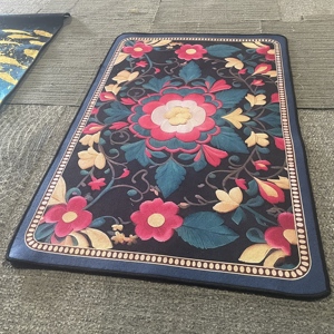 100% polyester velours tapis fabriqué <span class=keywords><strong>à</strong></span> la <span class=keywords><strong>machine</strong></span> doux moderne plat tissage antidérapant résistant aux taches maison salon salle <span class=keywords><strong>à</strong></span> manger chambre hôtel adolescent utilisation - Product Image 3