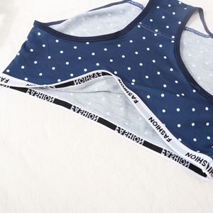 Chemises <span class=keywords><strong>de</strong></span> <span class=keywords><strong>nuit</strong></span> pour femmes et jeunes filles, grandes tailles, imprimées, mignonnes, style étudiant, en coton tissé, taille mi-haute, motif dessin animé à pois, Shopee Volume Augmenté - Product Image 3