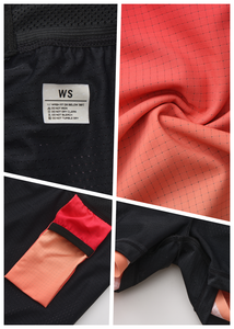 Pantaloncini da Jogging 2 in 1 Rosso Fiammante con Fodera in Rete ad Asciugatura Rapida per Corsa Notturna Sicura ed Esercizio Fisico Personalizzato - Product Image 4
