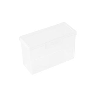 Boîte de rangement rectangulaire transparente en plastique pour cartes, organiseur de bureau pour cartes à jouer, cartes d'identité, cartes de visite, design recouvert, fabriqué au Zhejiang - Product Image 2