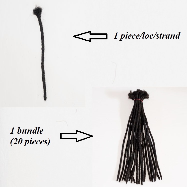 KAMA Instant Locs Dreads Interlocking Crochet Partial Dreadlocks Youngboy Beginner Dreads Detail Section 3
