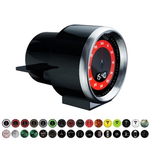 Navihua 2.1 Inch Multifunctional LCD Digital Display Stopwatch <b>for</b> Porsche Cayenne 2011-2017 Interior Dashboard Central Clock - Product Image 3