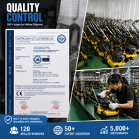 Tondeuse à gazon tout-terrain agricole haute puissance à moteur essence CE EPA 20 pouces 4 temps, support OEM ODM