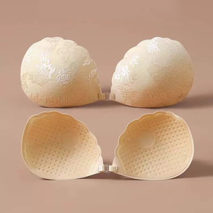 2-Piece Strapless Sticky Bra - Backless Adhesive Push Up Bra For Backless Dresses, Includes Nipple Covers 2-Piece Strapless Sticky Bra - Backless Adhesive Push Up Bra For Backless Dresses, Includes Nipple Covers