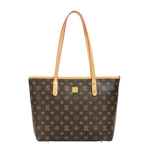 Sac fourre-tout portable antivol en PU de grande capacité et tendance. Sac à main de créateur à motifs géométriques pour l'été et l'automne - Product Image 1