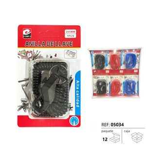 Anilla De Llave 205Mm Alta Calidad Con Boli Para Organizar Llaves - Product Image 3