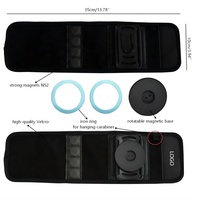 Soporte para Teléfono con Botella de Agua para MagSafe, Soporte Magnético Antideslizante con Correa Ajustable para Vaso Stanley, Accesorios de Gimnasio con Anillo Metálico
