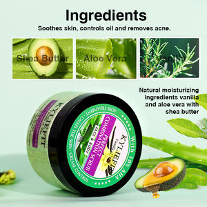 Kyliefit Vegan Top Ranking AHA <span class=keywords><strong>Jus</strong></span> <span class=keywords><strong>de</strong></span> <span class=keywords><strong>feuilles</strong></span> d'aloe vera biologique, gommage exfoliant pour le corps, revitalisant pour la peau, marque privée pour les boutons d'acné - Product Image 2