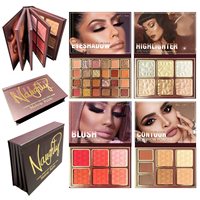 Palette de fards à paupières en forme de livre à quatre couches, 43 couleurs, tout-en-un, surligneur, contour, blush, palette de maquillage multifonctionnelle