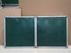 Tableau vert pliable <span class=keywords><strong>magnétique</strong></span> de <span class=keywords><strong>craie</strong></span> de marqueur de 3 éléments d'école - Product Image 3