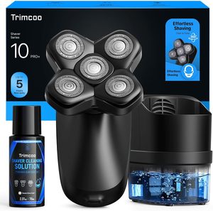 Kit de <span class=keywords><strong>rasoir</strong></span> électrique pour hommes chauves, <span class=keywords><strong>rasoir</strong></span> électrique avec station de nettoyage et de charge intelligente [gentil avec le cuir chevelu sensible] - Product Image 1