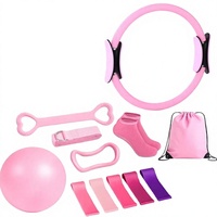 Anneau de Pilates Magique en EVA Durable de 38 cm, Boule de Yoga, Glissière de Yoga à Haute Élasticité, Option Logo Personnalisé, pour Gym, Fitness et Pilates Corporel