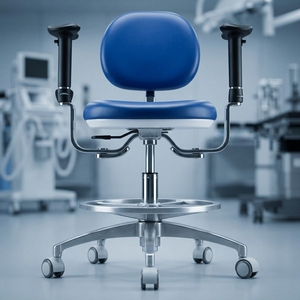 Chaise d'examen dentaire réglable en hauteur (500-640 mm) pour clinique, ophtalmologie, chirurgie - Product Image 1