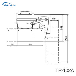 TR-102A Optometria Equipamento Oftálmica Cadeira Refração Unidade para Eye <span class=keywords><strong>Vision</strong></span> <span class=keywords><strong>Test</strong></span> - Product Image 4