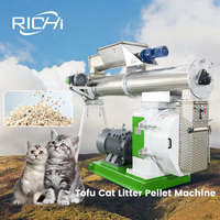 Machine à litière pour chat en tofu RICHI - Machine à fabriquer des granulés de litière pour chat en tofu