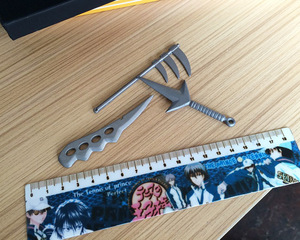 Juego de 10 Kunai de Metal de Anime <span class=keywords><strong>Hatake</strong></span> y Uchiha Itachi con Certificación CE, Accesorios de Cosplay con Embalaje en Caja - Product Image 4