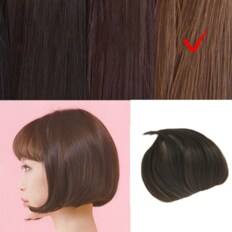 Extension di capelli umani bagnati in parte intrecciati da donna di alta qualità 2 toni marroni - Product Image 1